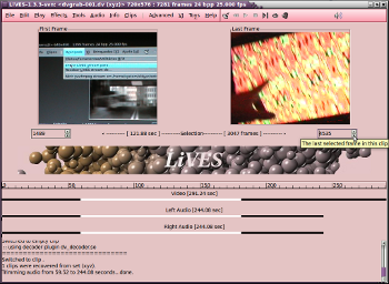 LiVES video editor and VJ tool
